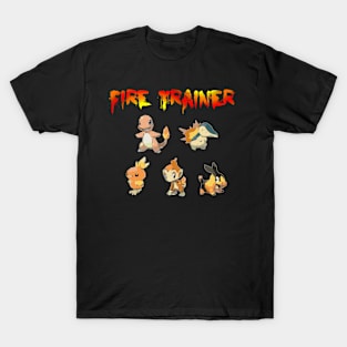 Fire Trainer Would Like to Battle! T-Shirt